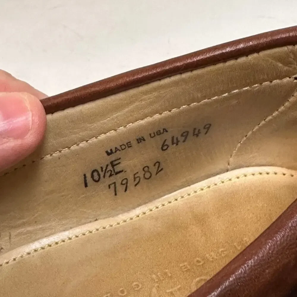 VGUC Rancourt & Co. x FootJoy Tassel Loafer Kiltie Black Made in USA 10.5 E